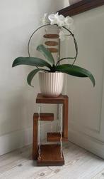 Uniek-Handgemaakte houten “zwevende”plantenzuil, Ophalen of Verzenden