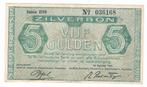 5 gulden zilverbon 16 oktober 1944, Postzegels en Munten, Bankbiljetten | Nederland, Ophalen of Verzenden, 5 gulden, Los biljet