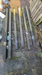 Betonpalen 10x10   4x 267 lang  2x237 lang, Ophalen, Zo goed als nieuw, 250 cm of meer, Palen