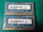 8GB (2X4GB) DDR3 1600Mhz PC3-12800 1RX8 Raxamel, 1600Mhz, Ophalen of Verzenden, Laptop, Zo goed als nieuw