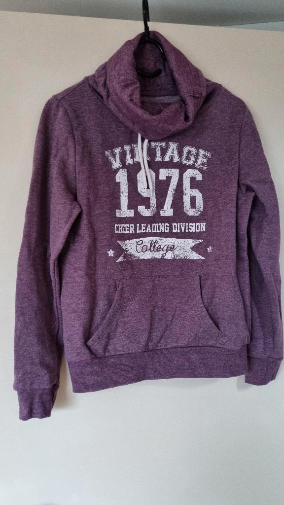 Paarse hoodie, Kleding | Dames, Truien en Vesten, Zo goed als nieuw, Maat 36 (S), Paars, Ophalen of Verzenden
