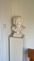 Borstbeeld Goethe en Rousseau op sokkel, Huis en Inrichting, Ophalen, Zo goed als nieuw