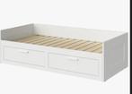 Ikea bed frame, Huis en Inrichting, Slaapkamer | Bedden, Wit, Tweepersoons, Zo goed als nieuw, Hout