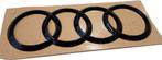 Audi embleem 285mm full black  front, Ophalen of Verzenden