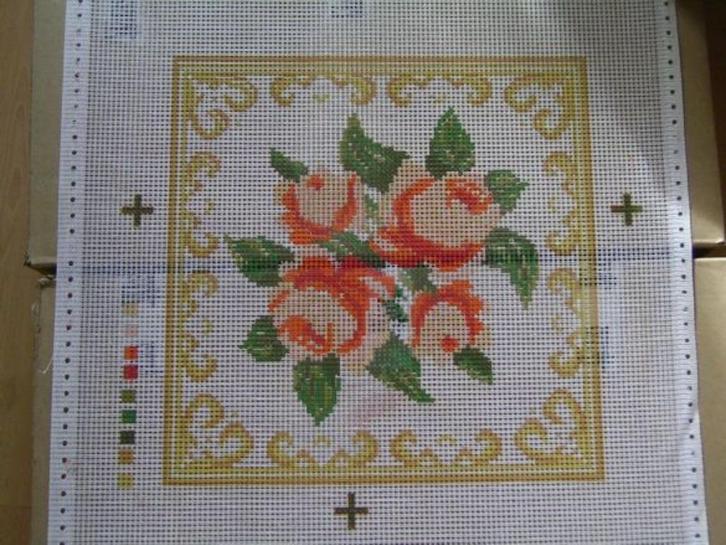 NIEUW Voorbedrukt stramien wit achtergrond. Verkoop ook DMC, Hobby en Vrije tijd, Borduren en Borduurmachines, Nieuw, Onderdeel of Toebehoren