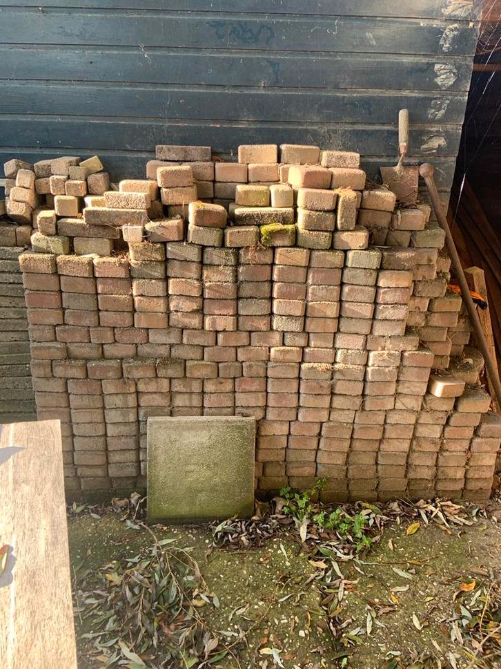 Gebruikte Klinkers - Bestrating voor Tuin of Oprit, Tuin en Terras, Tegels en Klinkers, Gebruikt, Klinkers, Beton, Minder dan 5 m²