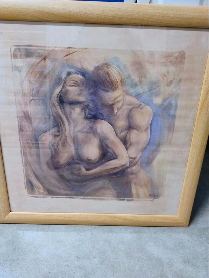 Diverse Decoratie: Schilderijen, Adelaar, Glas, Antiek en Kunst, Kunst | Tekeningen en Foto's, Ophalen