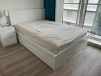 Malm Ikea wit bed 140cm met 2 lades, OP TE HALEN 19-22 AUG, Huis en Inrichting, Slaapkamer | Bedden, Ophalen, Wit, Tweepersoons