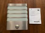 Philips LED buitenlamp met bewegingssensor, RVS, Bewegingssensor, Gebruikt, Minder dan 50 watt, Wandlamp