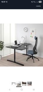 Ikea bekant hoek bureau- hoogte verstelbaar, Ophalen, Gebruikt