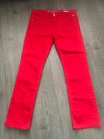 MS mode gave rode stretch broek maat 44, MS MODE, Lang, Maat 42/44 (L), Ophalen of Verzenden