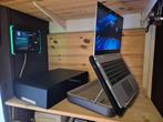Bento ergonomische bureauset 223 zwart, Ophalen of Verzenden, Gebruikt, Dataflex, In hoogte verstelbaar
