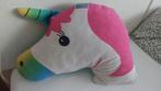 Unicorn kussen, knuffel, Ophalen of Verzenden, Zo goed als nieuw, Overige typen