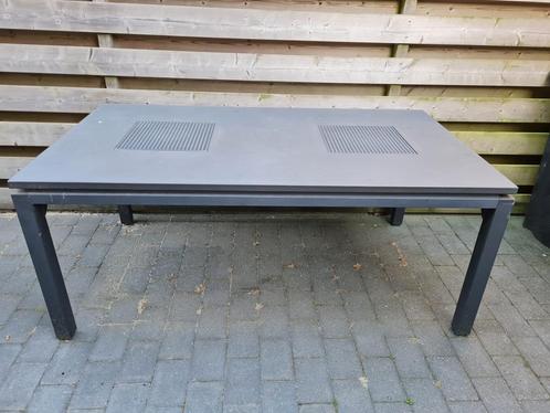 Hartman Tuintafel Antraciet 180x100cm, Tuin en Terras, Tuintafels, Gebruikt, Rechthoekig, Metaal, Ophalen