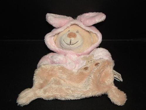 ZANNIER GRAIN DE BLE BEER KNUFFELDOEKJE ROZE, Kinderen en Baby's, Speelgoed | Knuffels en Pluche, Nieuw, Overige typen, Ophalen of Verzenden