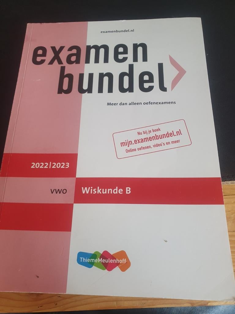 Wiskunde B VWO Examenbundel, Boeken, Schoolboeken, Onbekend, VWO, Ophalen of Verzenden, Zo goed als nieuw