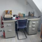 Vintage bureau Gispen stijl, Ophalen, Gebruikt