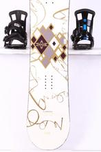 148 dames snowboard FIREFLY TWISTER, White/gold, CAMBER, Verzenden, Gebruikt, Board