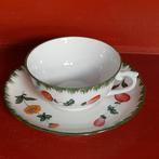 Thee Kop-en-schotel F D Chauvigny, Gebruikt, Ophalen of Verzenden, Overige stijlen, Kop(pen) en/of Schotel(s)