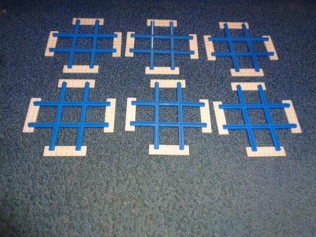 Partij i176=6x Lego trein rails kruisingen