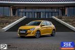 Peugeot 208 1.2 Allure|AppleCarPlay|Automaat|130PK|DigiDash|, Gebruikt, Zwart, 1133 kg, Leder en Stof
