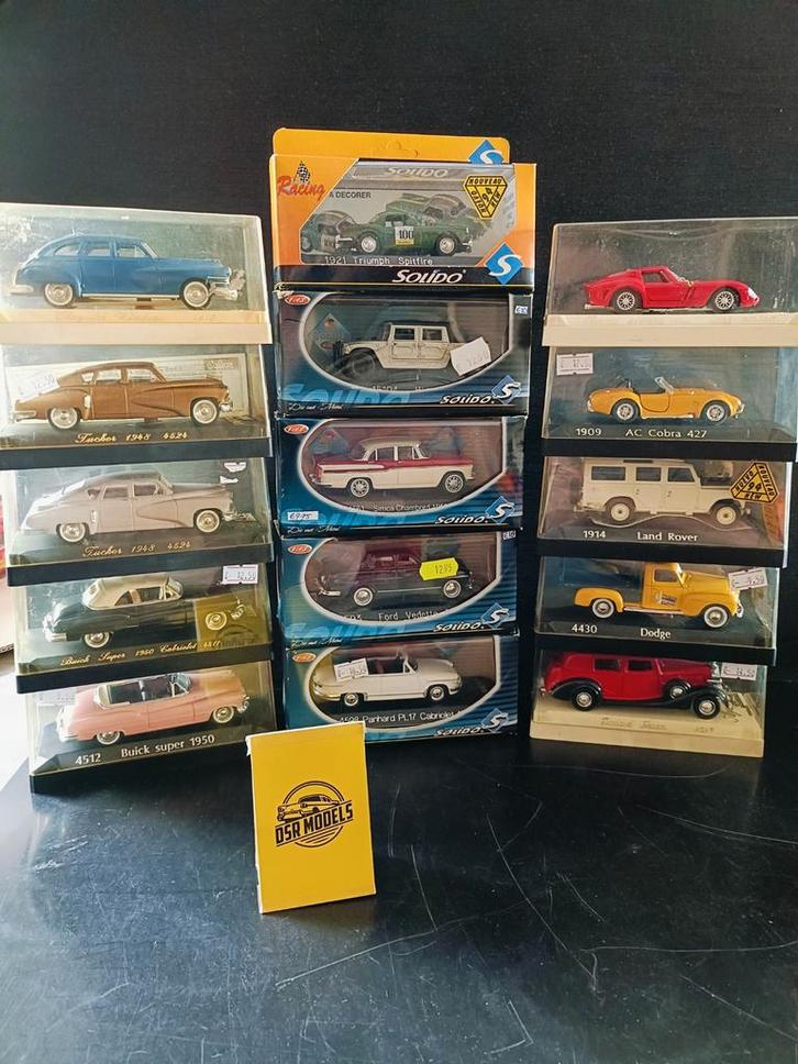 1:43 Solido modellen, Hobby en Vrije tijd, Modelauto's | 1:43, Zo goed als nieuw, Auto, Overige merken, Ophalen of Verzenden