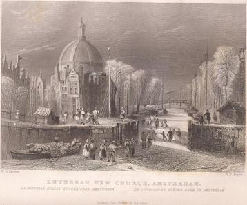 Lutheran New Church, Amsterdam Luthersche Nieuwe Kerk 1840 beschikbaar voor biedingen