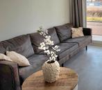 Nette bank industrieel. Bruin eco leder, Huis en Inrichting, Ophalen, Zo goed als nieuw