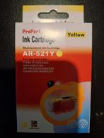 4 Stuks ProPart   Ink cartridge   Yellow AR-521Y, Ophalen, Nieuw, Cartridge, Pro part