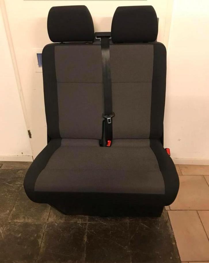 Vw Transporter T5 T6 Bijrijdersbank Bank Zetel Austin Zwart, Auto-onderdelen, Interieur en Bekleding, Volkswagen, Ophalen