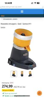 Citruspers santos, Witgoed en Apparatuur, Juicers, Ophalen, Zo goed als nieuw, Citruspers