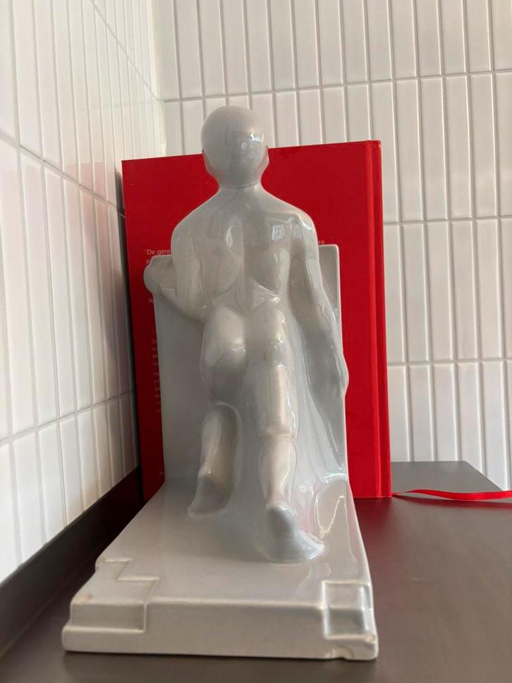 Vintage Art Deco boekensteun G. Boonekamp, Antiek en Kunst, Kunst | Designobjecten, Ophalen of Verzenden