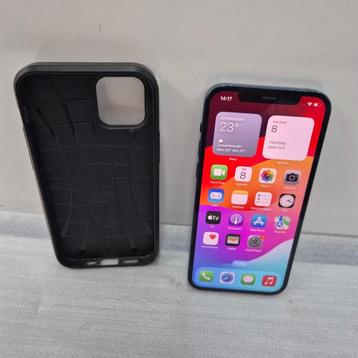 Apple iPhone 12 64GB Blauw hoesje Nieuwe accu beschikbaar voor biedingen