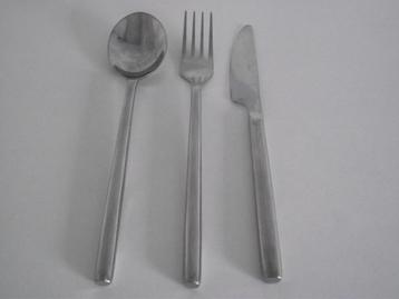 RVS Carlton bestek set: lepel, vork, mes 21 cm vorm Sienna beschikbaar voor biedingen