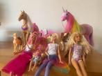 Barbies met paarden en eenhoorn, Ophalen, Gebruikt, Barbie