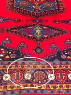 vintage origineel fraaie handgeknoopt Wiss Perzisch tapijt, Gebruikt, Rood, 200 cm of meer, Ophalen of Verzenden
