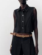 Viral Cropped gilet Zara mt S, nieuw, Blauw, Nieuw, Ophalen of Verzenden, Maat 36 (S)