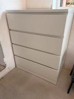 Ikea Malm ladekast 4 lades, Huis en Inrichting, Kasten | Ladekasten, Ophalen, Gebruikt, 50 tot 100 cm, 3 of 4 laden