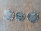 Munten Juliana Beatrix 2½ gulden 1 gulden 1980, Koningin Juliana, Zilver, Ophalen of Verzenden, Losse munt