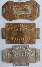 Verzameling van rijwielbelastingplaatjes 6 stuks, Ophalen of Verzenden, Gebruikt