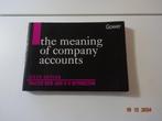 The Meaning of Company Accounts....Walter Reid, Ophalen, Zo goed als nieuw, Walter Reid, Non-fictie
