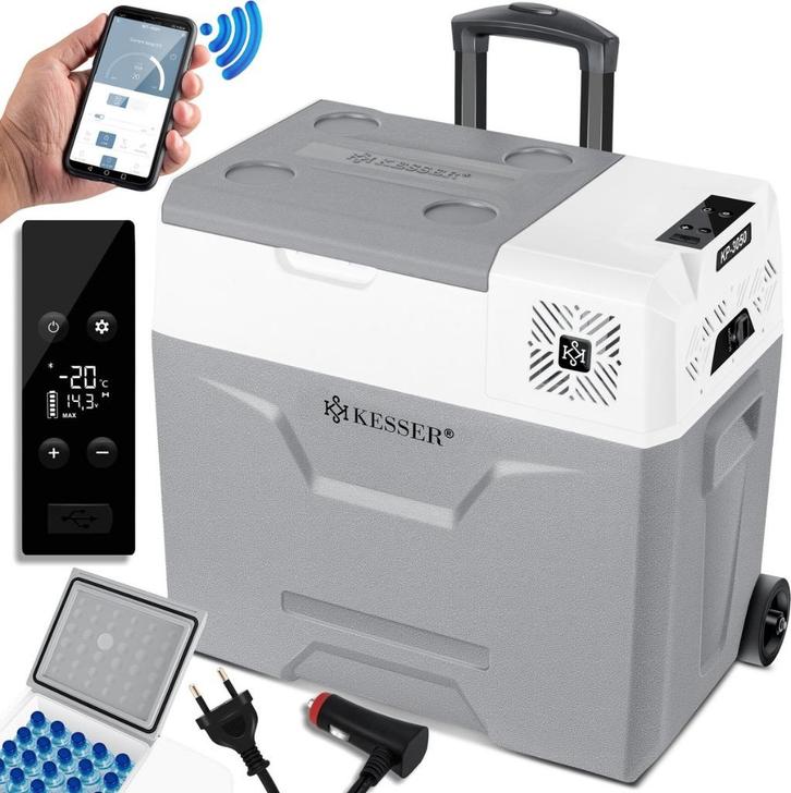 Compressor Koelbox elektrisch - Kesser - 50L, Caravans en Kamperen, Koelboxen, Zo goed als nieuw, Koelbox, Compressor, Ophalen of Verzenden