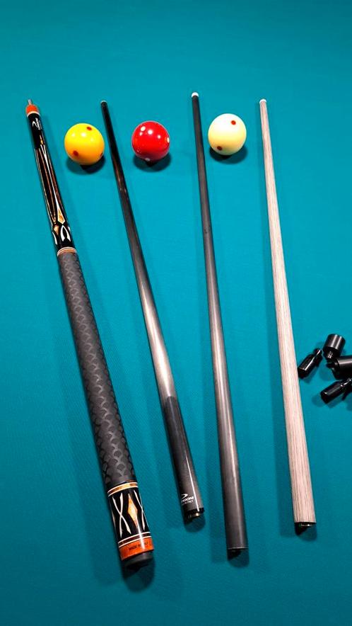 Biljart Keu Set - Topkwaliteit, Sport en Fitness, Biljarten en Poolen, Gebruikt, Keu of Ballen, Ophalen of Verzenden