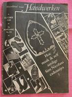 Maandblad Handwerken 1948, Ophalen of Verzenden, Breien of Haken, Patroon of Boek