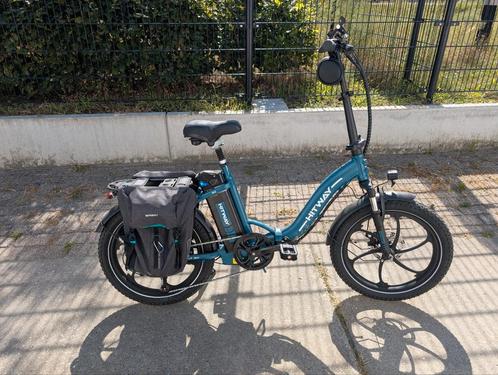 Hitway E-Bike  vouwfiets (blauw). nieuw in doos!!, Fietsen en Brommers, Elektrische fietsen, Nieuw, Overige merken, 51 tot 55 cm