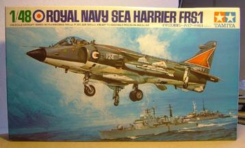 Tamiya Royal Navy Sea Harrier FRS.1. Model kit. 1/48 Sale beschikbaar voor biedingen