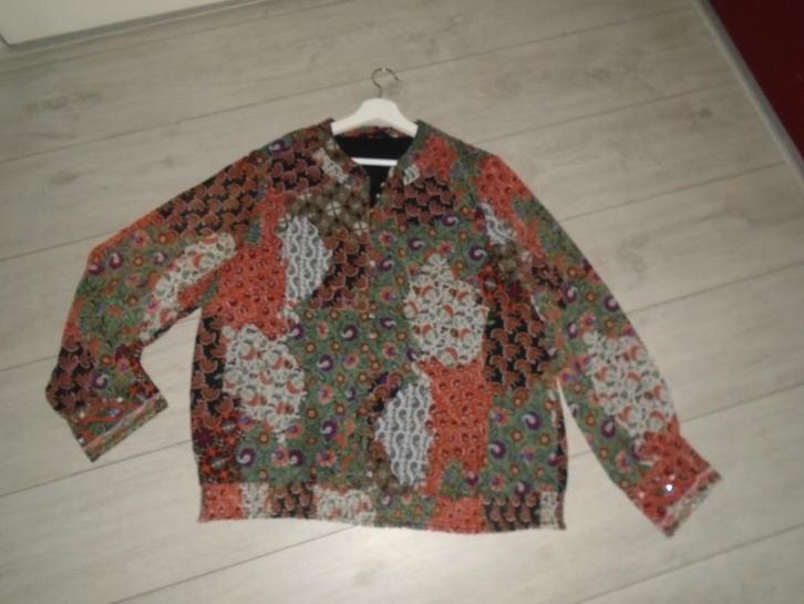 FSTVL MS Mode Leuke Tuniek Blouse maat 52 ZGAN, Kleding | Dames, Grote Maten, Zo goed als nieuw, Blouse of Tuniek, Overige kleuren