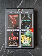 Griezel Box 4 DVD’s: Halloween, The Barber, Ripper, Virtual, Gebruikt, Vanaf 16 jaar, Slasher, Boxset