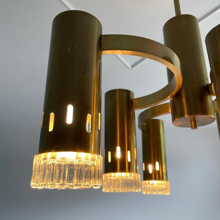 prachtige vintage design kroonluchter  hanglamp, Huis en Inrichting, Lampen | Hanglampen, Zo goed als nieuw, Minder dan 50 cm