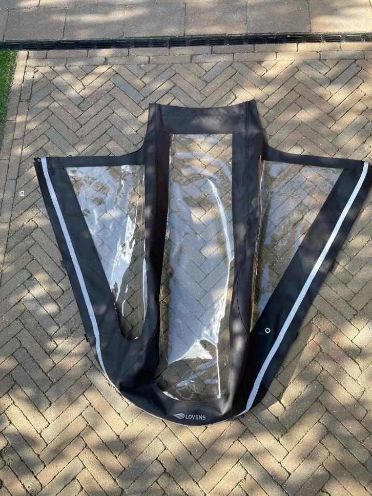 Lovens regenhuif met stokken en bevestigingsmateriaal, Fietsen en Brommers, Fietsen | Bakfietsen, Zo goed als nieuw, Overige merken